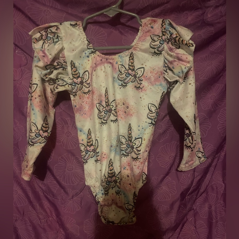 Unicorn leotard size 3T